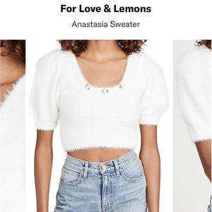 NWT For Love & Lemons Anastasia Sweater
